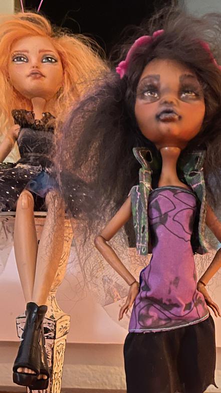 Monster High Repaints by Geri G. Taylor