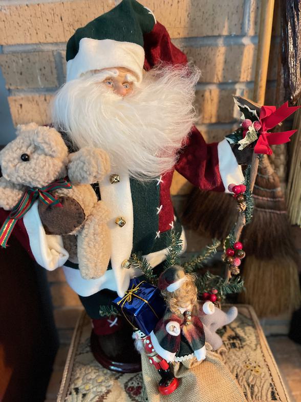 Santa Repaint Heidi Sonboul DIY Challenge by Geri G. Taylor