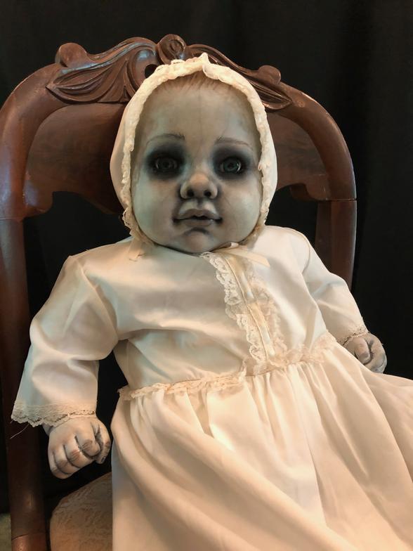 Memento Mori Baby Doll by Geri G. Taylor